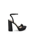 thumbnail image 2 of Jewel Badgley Mischka Rochel Platform Block Heel with Gemstone Embellished Straps, 2 of 7