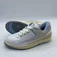 thumbnail image 3 of Ni - ke Ni - ke Air Jordan 2 Low DX4401-146 Women's Size 6 Shoes White Gray Blue Sneakers, 3 of 5