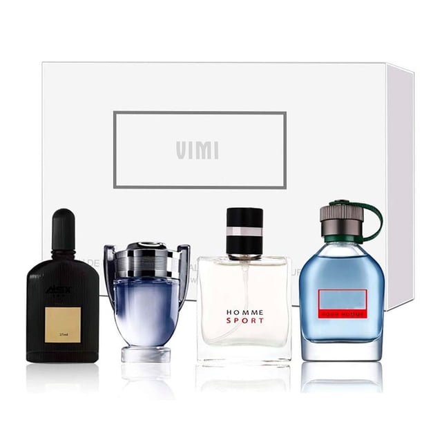 Set De 4 Perfumes Para Caballero De 25ml c/u Con Diferentes Fragancias Eau de Parfum Men F191