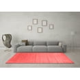 thumbnail image 3 of Ahgly Company Indoor Square Abstract Red Contemporary Area Rugs, 4' Square, 3 of 4