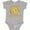 AC-Heather Grey, variant on Inktastic Auntie's Little Guppy Cute Yellow Fish Boys or Girls Baby Bodysuit