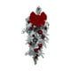 thumbnail image 2 of Corona Navideña Artificial Corona para Puerta Ornamento Colgante Guirnalda Decorativa Hecha de PP y Flockado Adecuada para Regalos Hogar, 2 of 9