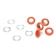 thumbnail image 3 of 500 juegos de ojales de 8 mm Kit de ojales para prevención de óxido Kit de ojales de cuero de metal Kit de herramientas para reparar decoración naranja, 3 of 12