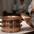 thumbnail image 4 of Communion Ware 3 Holy Wine Serving Trays With a Cover - Stainless Steel (Copper), 4 of 6