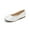 WHITE, variant on Kids Girls Slip-On Shoes Children Party Dress Dance Shoes Flat Shoes