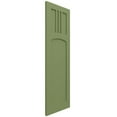 thumbnail image 2 of Ekena Millwork 15"W x 77"H True Fit PVC San Miguel Mission Style Fixed Mount Shutters, Moss Green (Per Pair - Hardware Not Included), 2 of 9