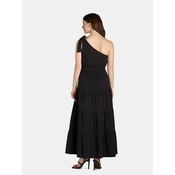 Nine.Eight Women s One Shoulder Maxi Dress Sizes XS XXXL Walmart Business Supplies