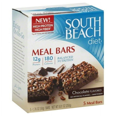 South Beach Diet Chocolate Meal Bars, 5ct