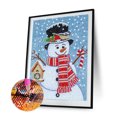 thumbnail image 1 of Cuadros Decorativos 5D DIY diamante pintura forma especial cristal taladro muñeco de nieve imagen (CU067) Tmvgtek embutido en tela, 1 of 7