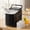 Black-PP, variant on TINKLE WELL Ice Maker Machine, Countertop Portable Ice Maker with Handle, 26 lbs/Day Bullet Ice Cubes, Self-Cleaning Ice Machine with Basket and Scoop for Home, Party, RV, Camping, White