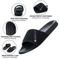 thumbnail image 4 of Alpine Swiss Athletic Slides For Men Flip Flop Sandals House Shoes Slippers For Men Comfortable Lightweight Water Friendly Casual Open Toe Slides, 4 of 8