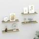 thumbnail image 2 of Estantes de Pared Casafoyer Blanco / Roble Sonoma 4 piezas 40x9x3 cm MDF, 2 of 5