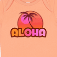 thumbnail image 4 of Inktastic Pink Aloha Palm Girls Baby Bodysuit, 4 of 5