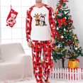thumbnail image 2 of Conjunto cálido de Navidad para padres e hijos, pijama estampado para el hogar, conjunto de papá de dos piezas Fridja  nalpqowj25840, 2 of 5
