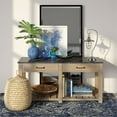thumbnail image 4 of Evelyn&Zoe Bay 22" Tall Nautical Table Lamp with Glass/Metal Shade in Brushed Nickel/Clear, 4 of 9