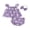 Style24:Purple, variant on AceBaby Baby Girl Floral 2Pcs Outfits Toddler Summer Shorts Set for 3-24M,95% Cotton