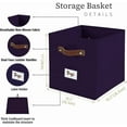 thumbnail image 3 of Storage Basket xx Baskets Storage Organization Bins with Labels (Kallax/ ), 3 of 9