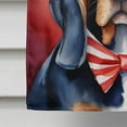thumbnail image 7 of Black and Tan Coonhound Patriotic American House Flag 28 in x 40 in, 7 of 7