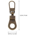 thumbnail image 2 of 10pcs Luggage Zipper Pull Replacement Zipper Slider for Luggage Clothing Backpacks, 2 of 7