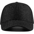 thumbnail image 3 of YooGuoGuo Mens Warm Baseball Cap Wool Tweed Classic Thick Winter Driving Hat Casual Fashion Dad Hat Fishing Golf Ski Hat, 3 of 5