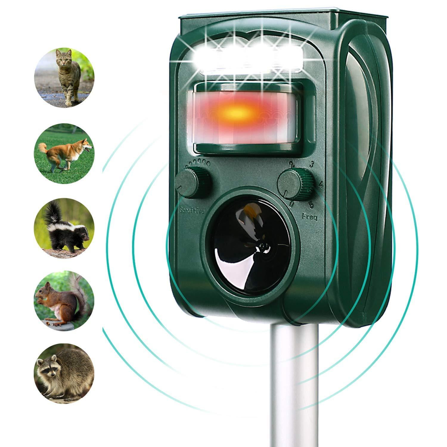 Advanced Sonic/Ultrasonic Bird Repeller w/Triple Scan Technology Pro