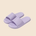 thumbnail image 4 of Womens Purple EVA Foam Slides | Cloud-Like Comfort Non-Slip Sandals for Shower, Home, Beach & Travel,Size 38, 4 of 6