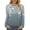 Grey Floral, variant on Fantaslook Women Tunic Tops Casual Long Sleeve Shirts Crew Neck Fall Tops Basic Tees Floral Dressy Blouses