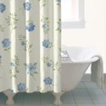 thumbnail image 4 of Pioneer Flower Floral Print Pattern Shower Curtain 36"x72", Bathroom Decorative Shower Curtain Set with 12 Hooks, Waterproof Washable, 4 of 6