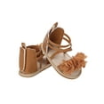 thumbnail image 3 of Meihuid Baby Girls Sandals, Floral Patchwork Strap Non-Slip Flat Shoes, 3 of 7