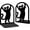 Cute Cat, variant on UYWGN-2 Pieces Metal Bookends for Shelves Dragon Bookends Decorative Heavy Duty Book Ends for Heavy Books Unique Gifts Book Ends for Home Office 4.7"x3.5"x7"