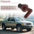 thumbnail image 3 of Unique Bargains 1F2013890 PCV Valve for Ford for Ranger 2001-2003 2.3L for Mazda B2300 2001-2003 2.3L Positive Crankcase Ventilation Valve Plastic Black Brown 1 pcs, 3 of 7