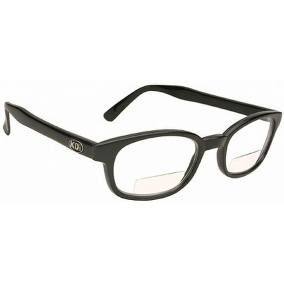 KD's Readerz Clear Glasses Bifocal Readers Sunglasses 2.0 Magnification Clear Lens
