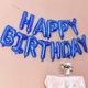 thumbnail image 2 of Globos de feliz cumpleaños KALOR de 16 pulgadas, pancarta de globos dorados, letras de papel de aluminio, globos de pancarta para suministros de fiesta y decoraciones de cumpleaños Zhivalor YZY821-2, 2 of 5