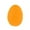 Orange, variant on PATLOLLAV Hand Grip Strengthener Finger Exerciser Training Ball Hand Grip Tool, Silicone High-Elastic Egg Ball for Adults & Children, Decompression