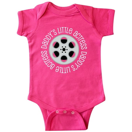 

Inktastic Daddys Little Actress Girls Film Star Gift Baby Girl Bodysuit