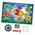 thumbnail image 3 of Juego de fútbol, ​​accesorio de regalo para niños, niñas, lanzamiento de objetivo, juego de fiesta, juguete deportivo interactivo para parque, césped Estilo A, 3 of 9