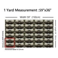thumbnail image 3 of Homewish Wild Bear Fabric by the Yard 2 Yard,Natural Mountain Flower Room Decor Fabric by the Yard,White Green Black Fabric for Sewing For Boys Teens,Luxury Bedroom Decor, 3 of 6