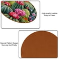 thumbnail image 5 of Cactus 6PCS Round Coasters, Microfiber Leather Drink Coasters Set of 6, 11x11 cm/4.3x4.3 in Absorbent Coaster for Drinks, Cup Coaster for Home and Kitchen Decor, 5 of 6
