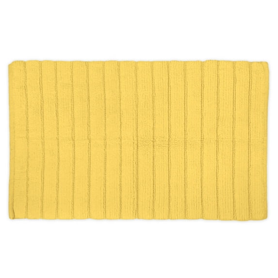 DII Yellow Ribbed Rug