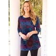 thumbnail image 2 of Catherines Women's Plus Size Easy Fit 3/4-Sleeve Scoopneck Tunic, 2 of 6
