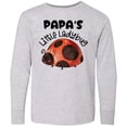 thumbnail image 3 of Inktastic Papa's Little Ladybug Long Sleeve Youth T-Shirt, 3 of 5