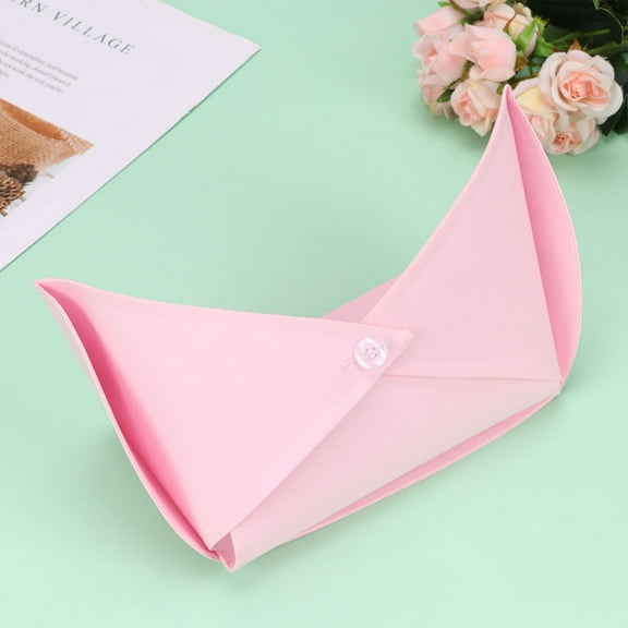 WHAMVOX 1Set Nurse Hat Cap Pink Dovetail Shape for Women in Cosplay and Pinning Ceremonies