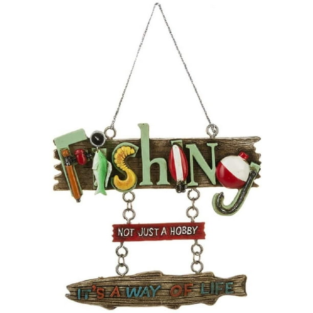 Midwest Cbk Home Accents Fishing Not Just A Hobby It S Way Of Life Ornament Add Something Cheery To Your Décor This Season With Fun By Brand Com - Midwest Cbk Home Decor Midwest Cbk Home Accents Fishing Not Just A Hobby It S Way Of Life Ornament Add Something Cheery To Your Décor This Season With Fun By Brand Com - Midwest Cbk Home Decor