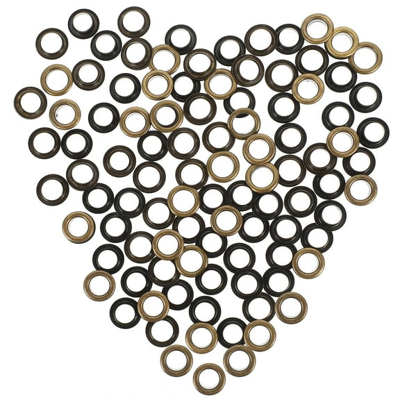 50 Sets Metal Hole Rings Shoe Eyelets Grommet Kit Fabric Eyelets