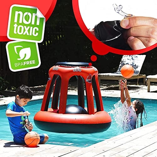 Aro de Basquetbol para Piscina BESTKID BALL - Juego de Aro de ...