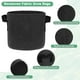 thumbnail image 2 of Uxcell 5 Pack Bolsas de Cultivo para Plantas 2 Galones Bolsas de Cultivo de Tela Gruesa de 300G con Asas Macetas de Jardín Negras, 2 of 7