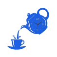 thumbnail image 1 of Relojes de pared creativos Diy Acrílico Taza de café Tetera 3d Decorativo, 1 of 5