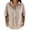 Coffee, variant on Admvng Women's Striped Lapel Blouse Short Sleeve Casual Relaxed Fit Tops
