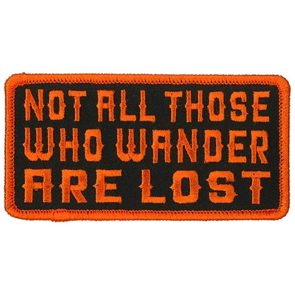 Hot Leathers PPL9820 Wander Lost 4"x 2" Patch 4X2