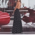 thumbnail image 4 of Mefallenssiah Robe d'Été Mode Femme à Pois Décontractée Confortable Sans Manches Col en V, 4 of 7